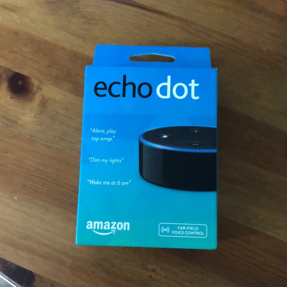 Amazon echo dot never opened!